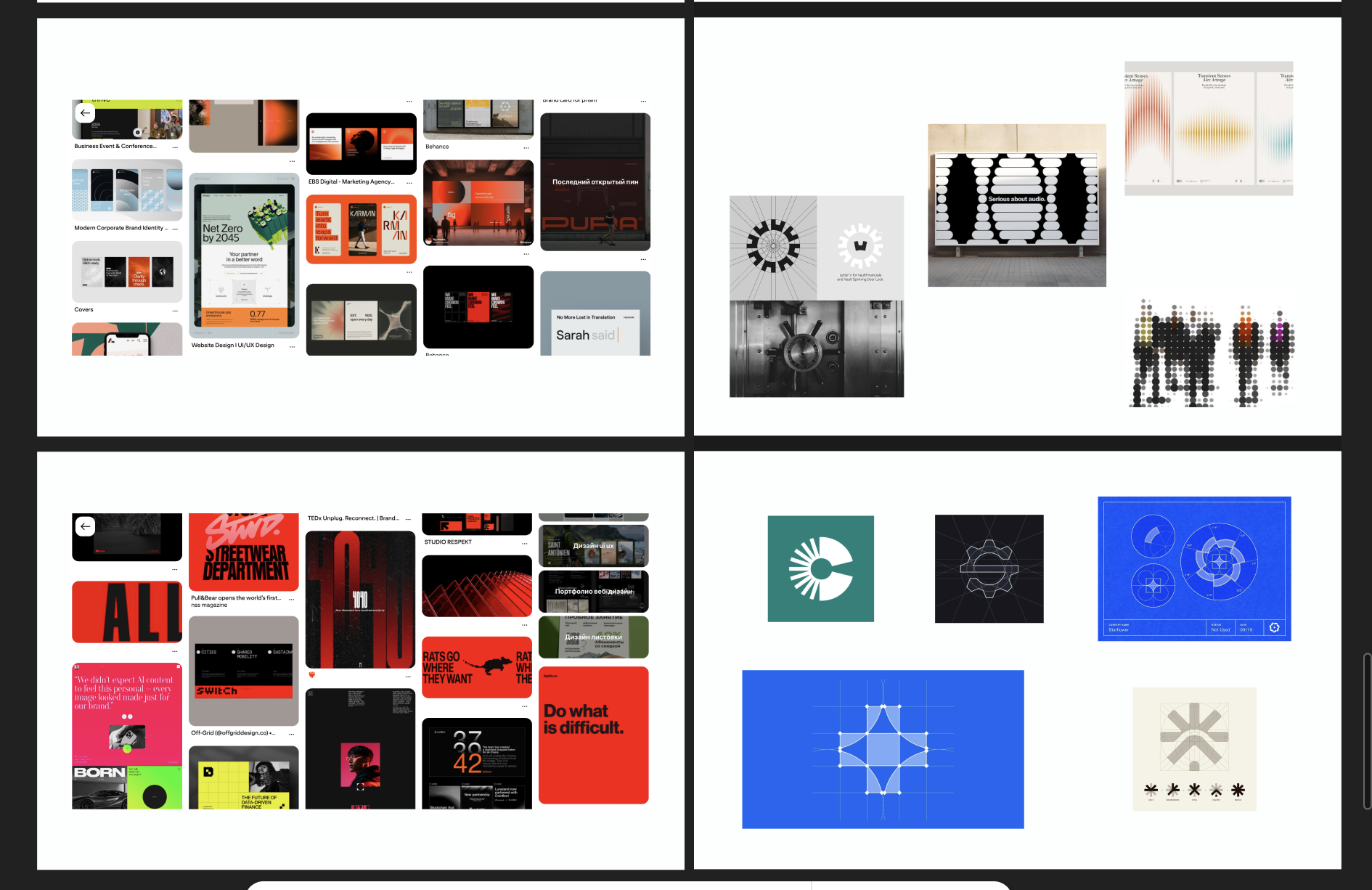 Visual research board